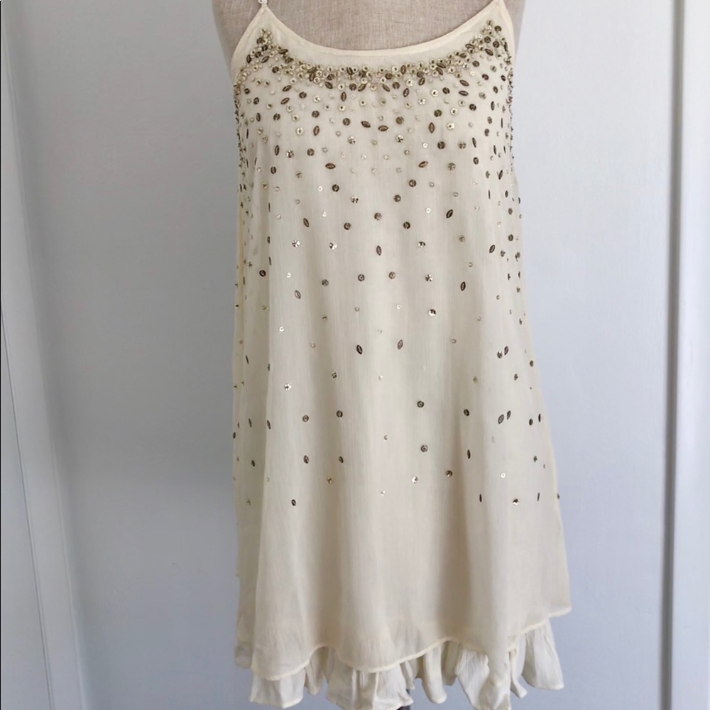 Ecru Shift dress